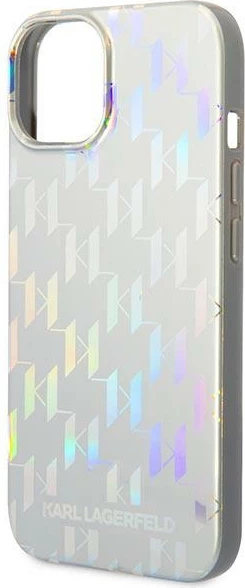 Mbështjellës Karl Lagerfeld KLHCP14MLGMMSV3 për iPhone 14 Plus 6.7", argjendtë
