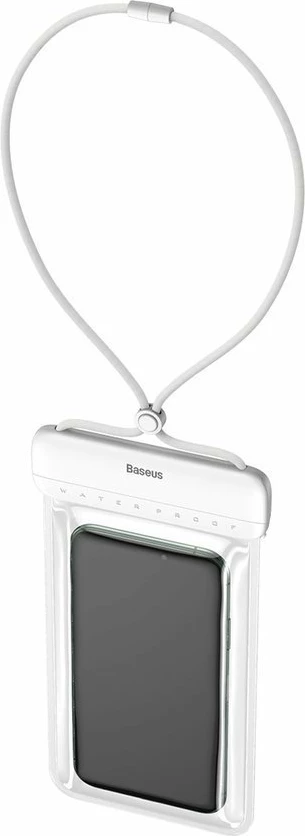 Mbështjellës universal Baseus Let's go Slip Cover Waterproof Bag për celular deri 7.2 inç, IPX8, Bardhë
