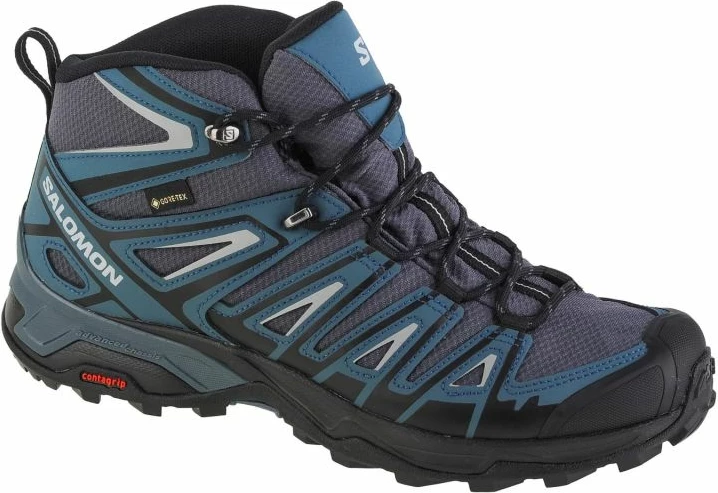 Këpucë për meshkuj Salomon X Ultra Pioneer Mid GTX, blu