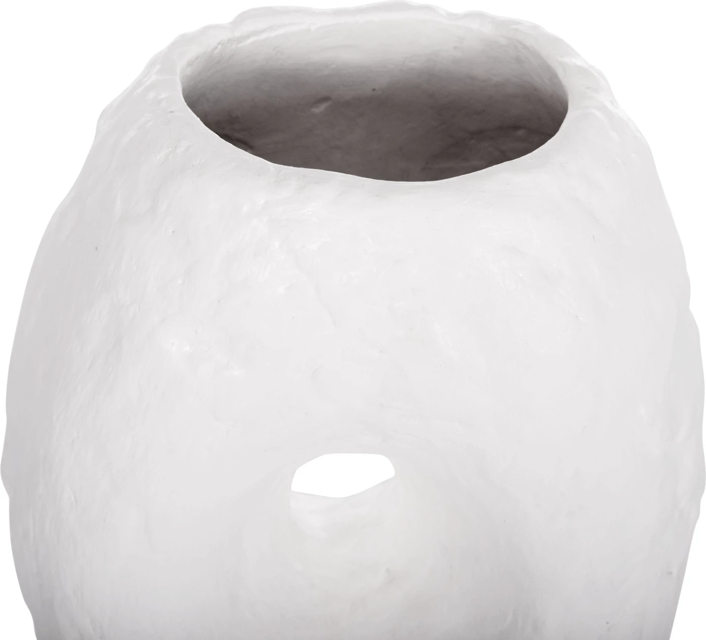 Vazo dekorative tavoline NAMENTIS, terrakotë, e bardhë, FH4673.02S, 22x13x28cm