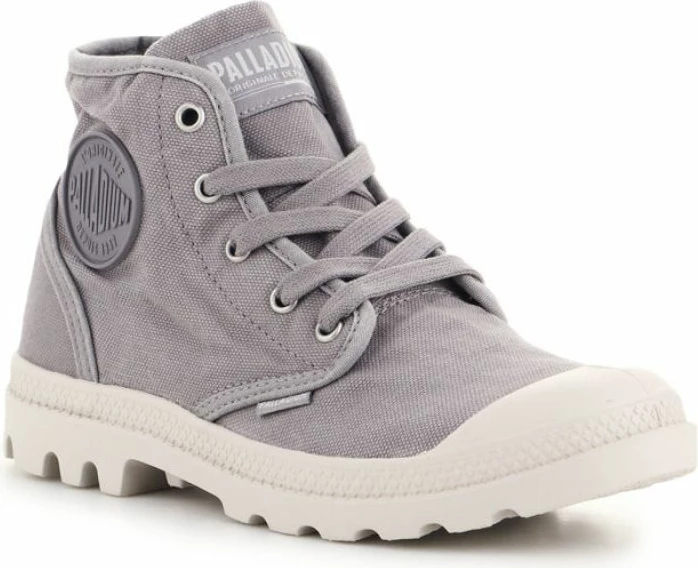 Këpucë Palladium US Pampa Hi për femra, gri