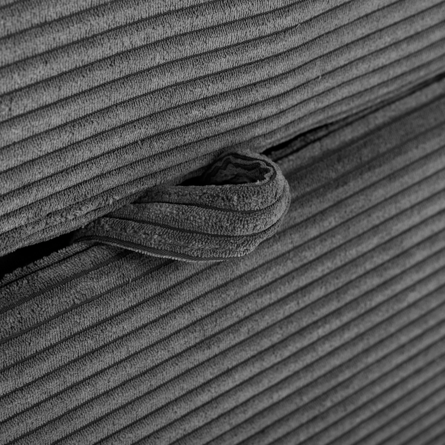 Kënd divan-shtrat me hapësirë ruajtëse ALDO FH3276.02R pëlhurë antracit 256x91-159x87Hcm