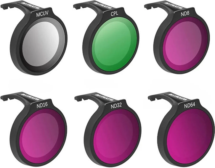 Set filtrash për dron Sunnylife NE-FI877 për DJI Neo, MCUV+CPL+ND8+ND16+ND32+ND64