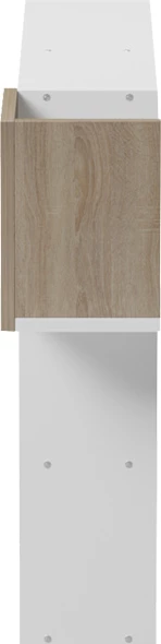 Raft muri Wenia, sonoma-e bardhë, 99.5x15x61cm