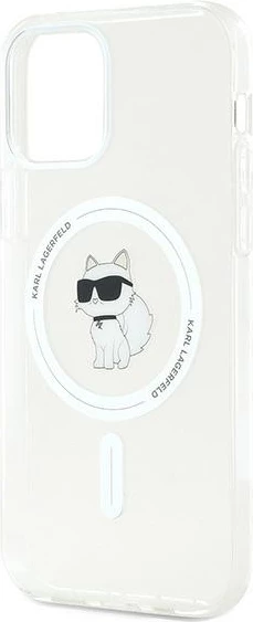 Mbështjellës Karl Lagerfeld IML Choupette MagSafe për iPhone 12/12 Pro, Transparent