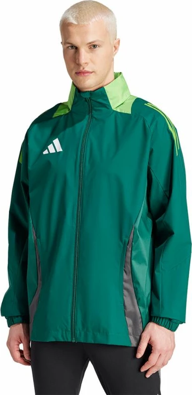 Jakne për futboll për meshkuj adidas, e gjelbër