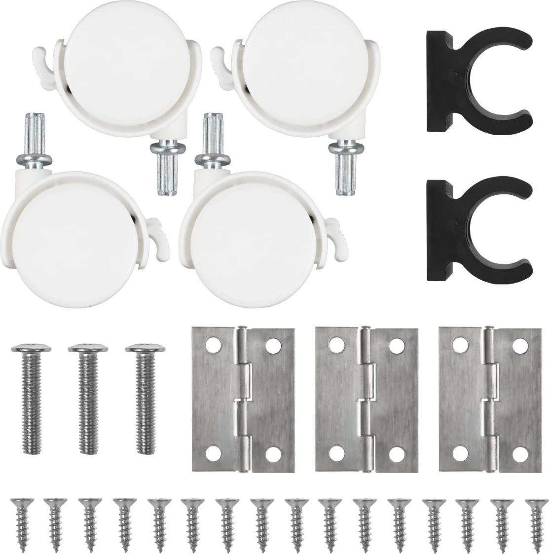 Tavolinë pune palosëse me rrota, Maclean, MC-1250 W, 100x50 cm, lartësi 75 cm, ngarkesë 50 kg, e bardhë