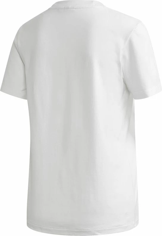 Maicë adidas Trefoil për femra, e bardhë