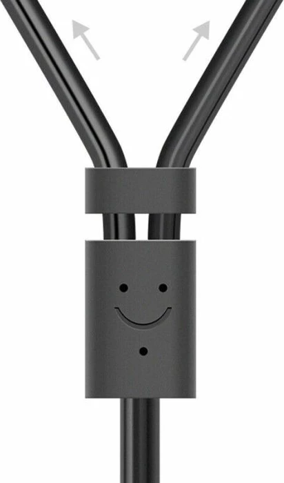 Kabllo audio UGREEN 10510 3.5mm në 2x RCA, 2m, e zezë