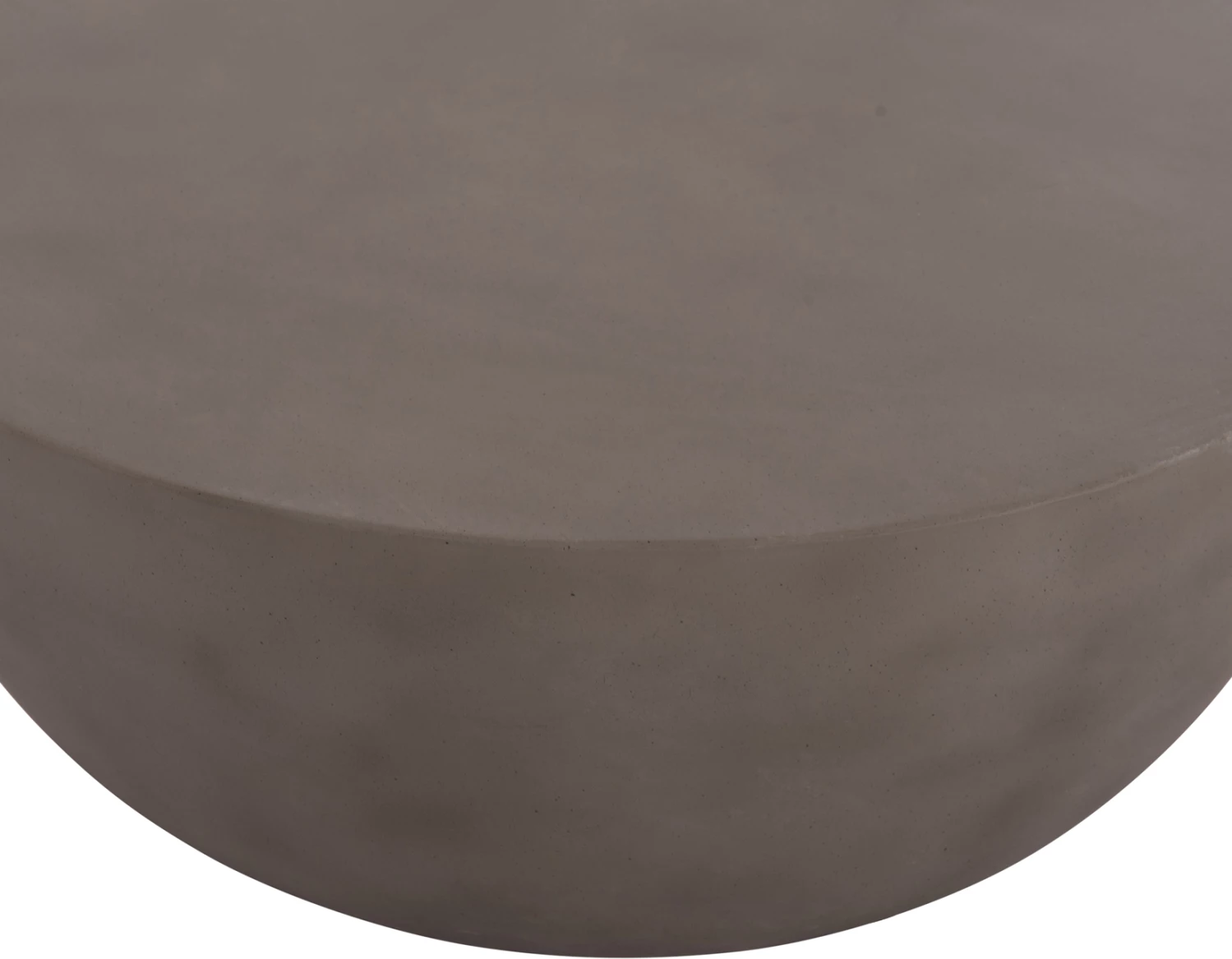 Tavolinë kafeje rrethore ALLAN, fibër-cement, gri, FH18162.03, Φ92x49Hcm