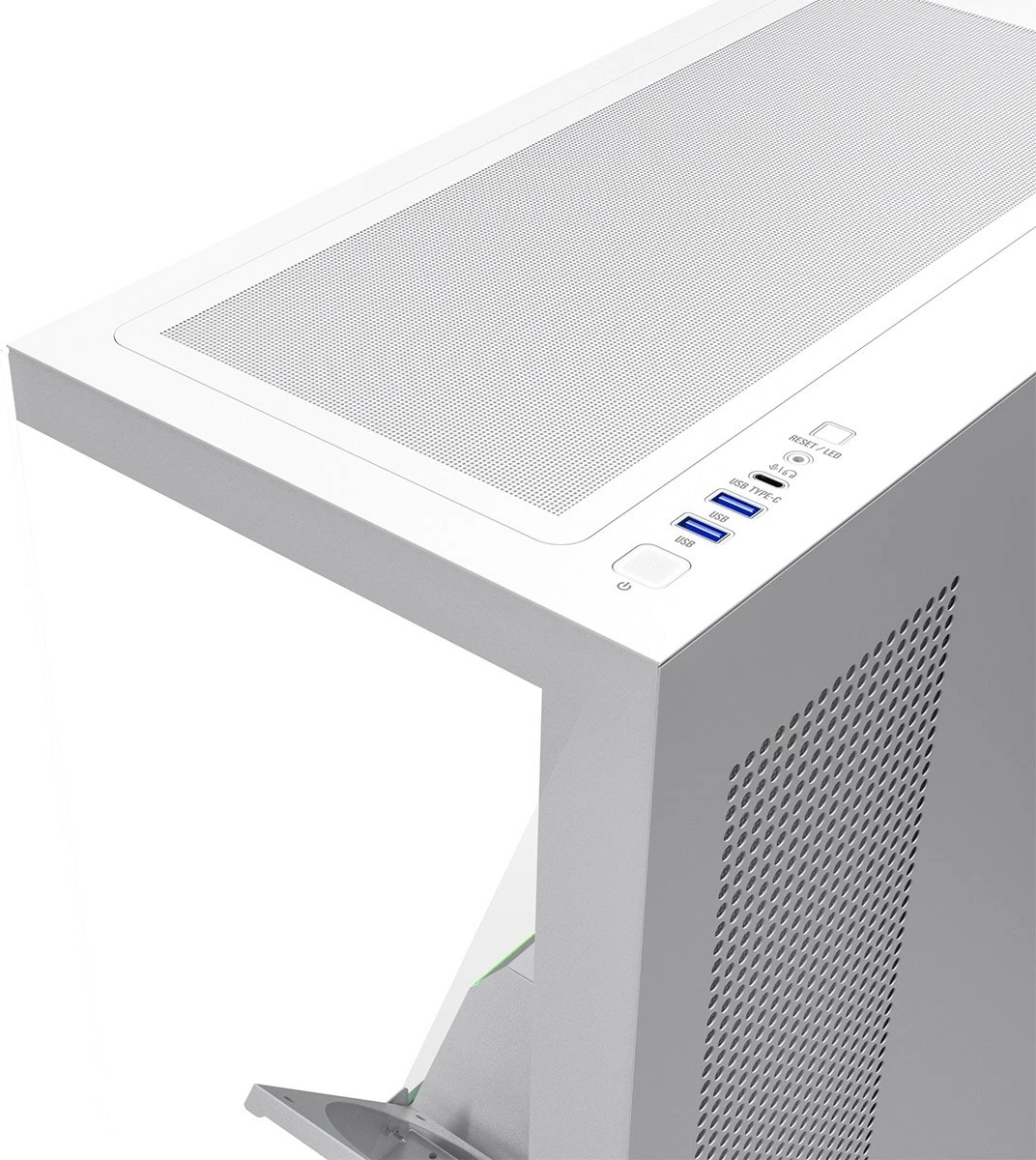 Kasë MODECOM VOLCANO STELLAR PLUS AT-STELLAR-PLUS-NF-0000-20 Midi Tower ATX ARGB Tempered Glass USB-C e bardhë