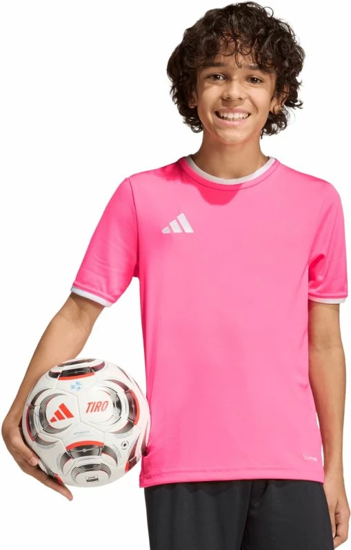 Maicë futbolli për fëmijë adidas, rozë