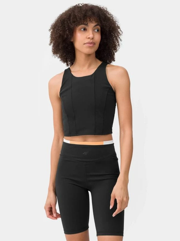 Maicë crop-top trajnimi për femra 4F