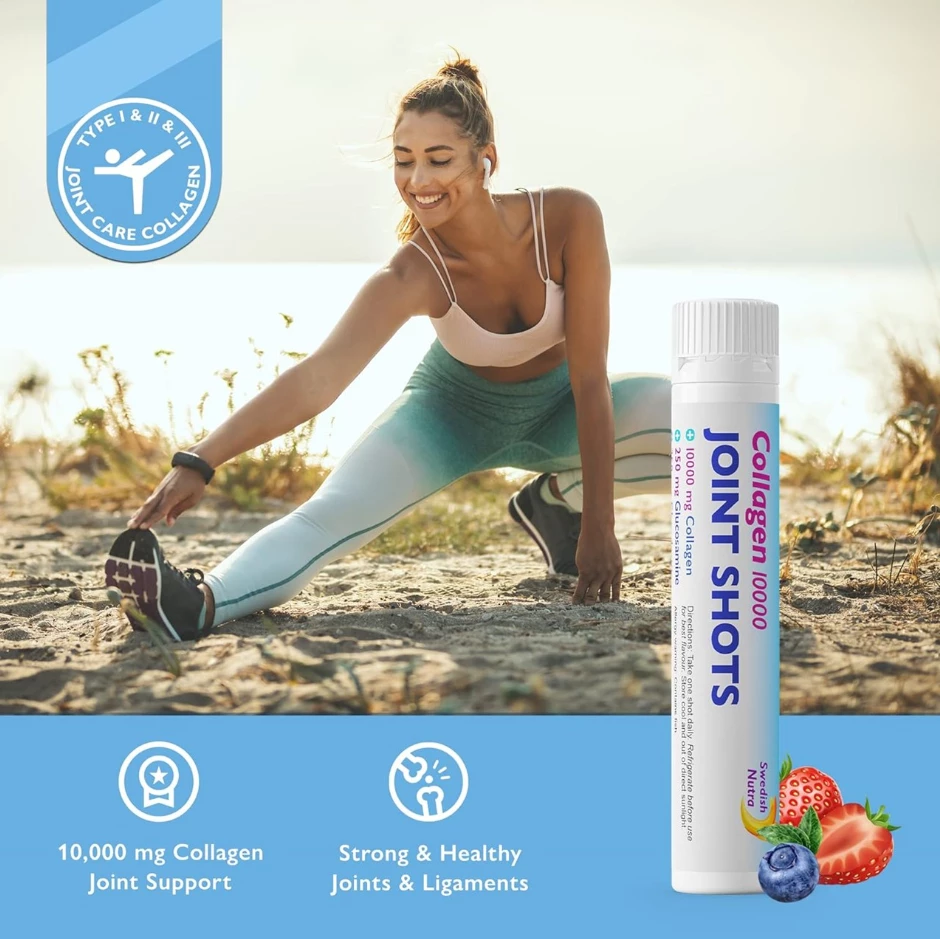 Suplement për artikulacionet Swedish Nutra Joint Support MAX Shots, 20 copë