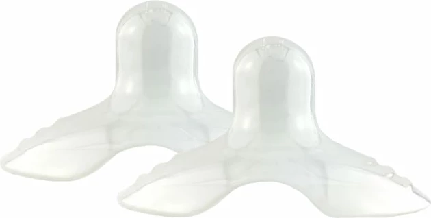 Maje silikoni për gji me kuti transporti Babynova, 2 copë