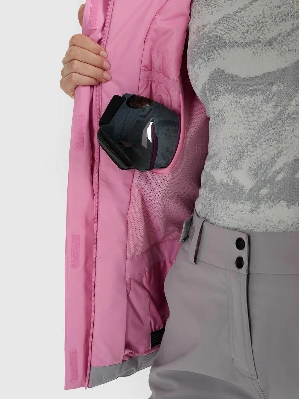 Jakne skijimi për femra 4f, e kaltërt