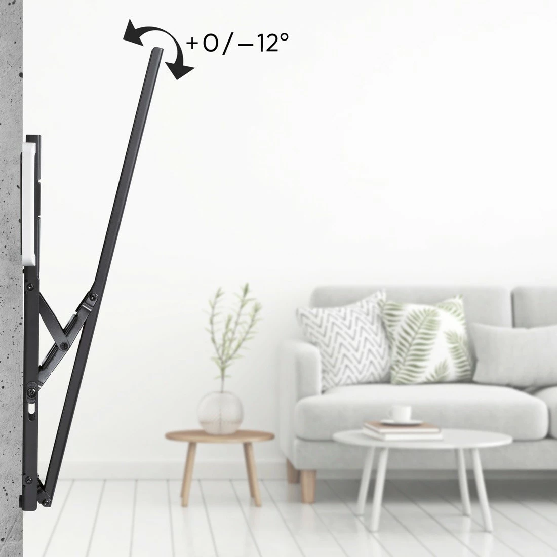 Mbajtës muri për TV Hama Motion XL, 46-100 inç, Çelik, i zi