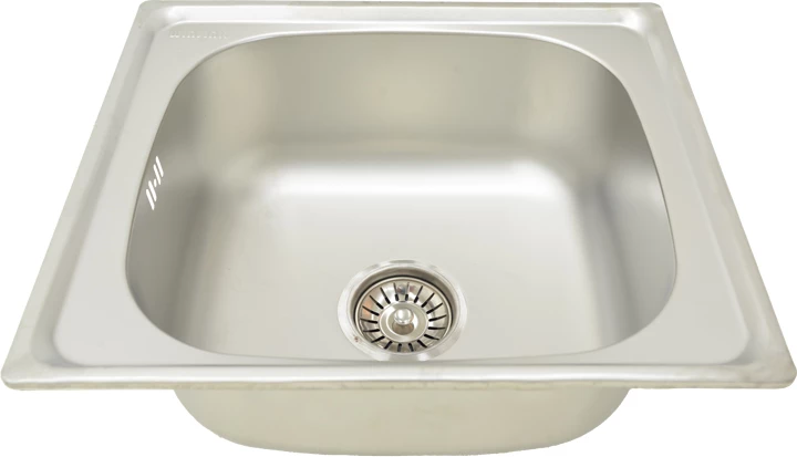 Lavaman inox i ndërtuar, 46x42cm