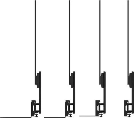 Set mbajtëse/raft për videobar Neomounts AV30-500BL, për ekrane 43–110 inç, VESA 200x200–800x600, max 10 kg, e zezë