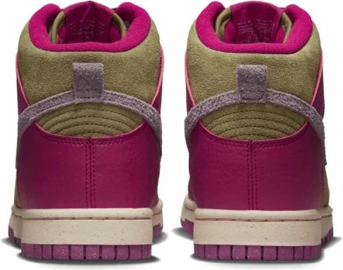 Atlete për femra Nike Dunk High, ngjyrë vjollcë dhe kafe