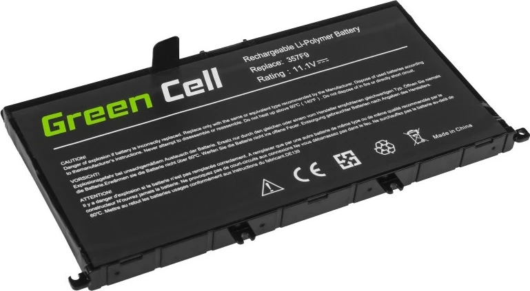 Bateri laptopi, Green Cell, DE139 (zëvendëson 357F9), 11.1V 4.2Ah 4200 mAh Li-Poly, për Dell Inspiron 15 5576/5577/7557/7559/7566/7567