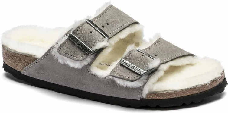 Papuqe Birkenstock unisex, të hirtë