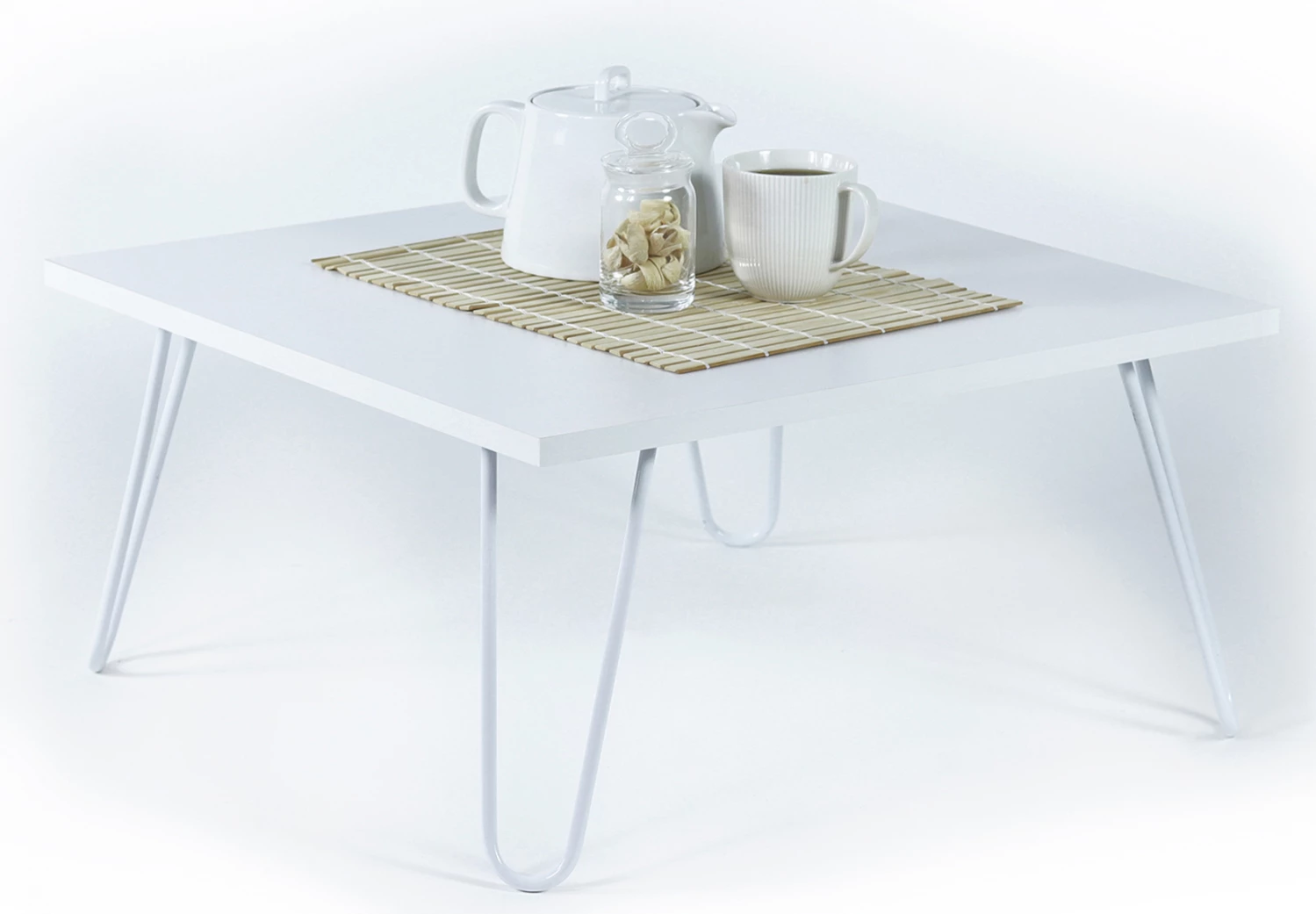 Tavolinë kafeje Sillia FH9180.02 e bardhë 60x60x29Y cm