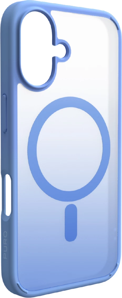 Mbështjellës Puro Gradient për iPhone 17, MagSafe, TPU, Blu