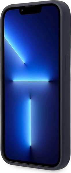 Mbështjellës BMW BMHMP14XSILNA për iPhone 14 Pro Max 6.7", silikon, MagSafe, navy blue