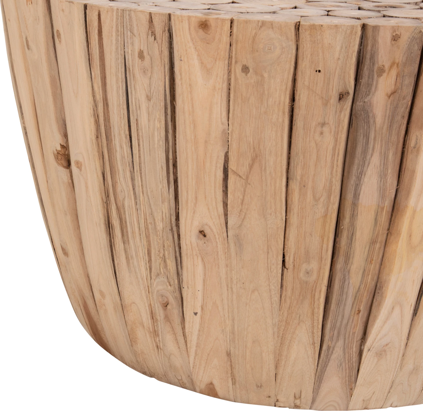 Tavolinë kafeje, dru tik natyral, FH9804, 80x46cm