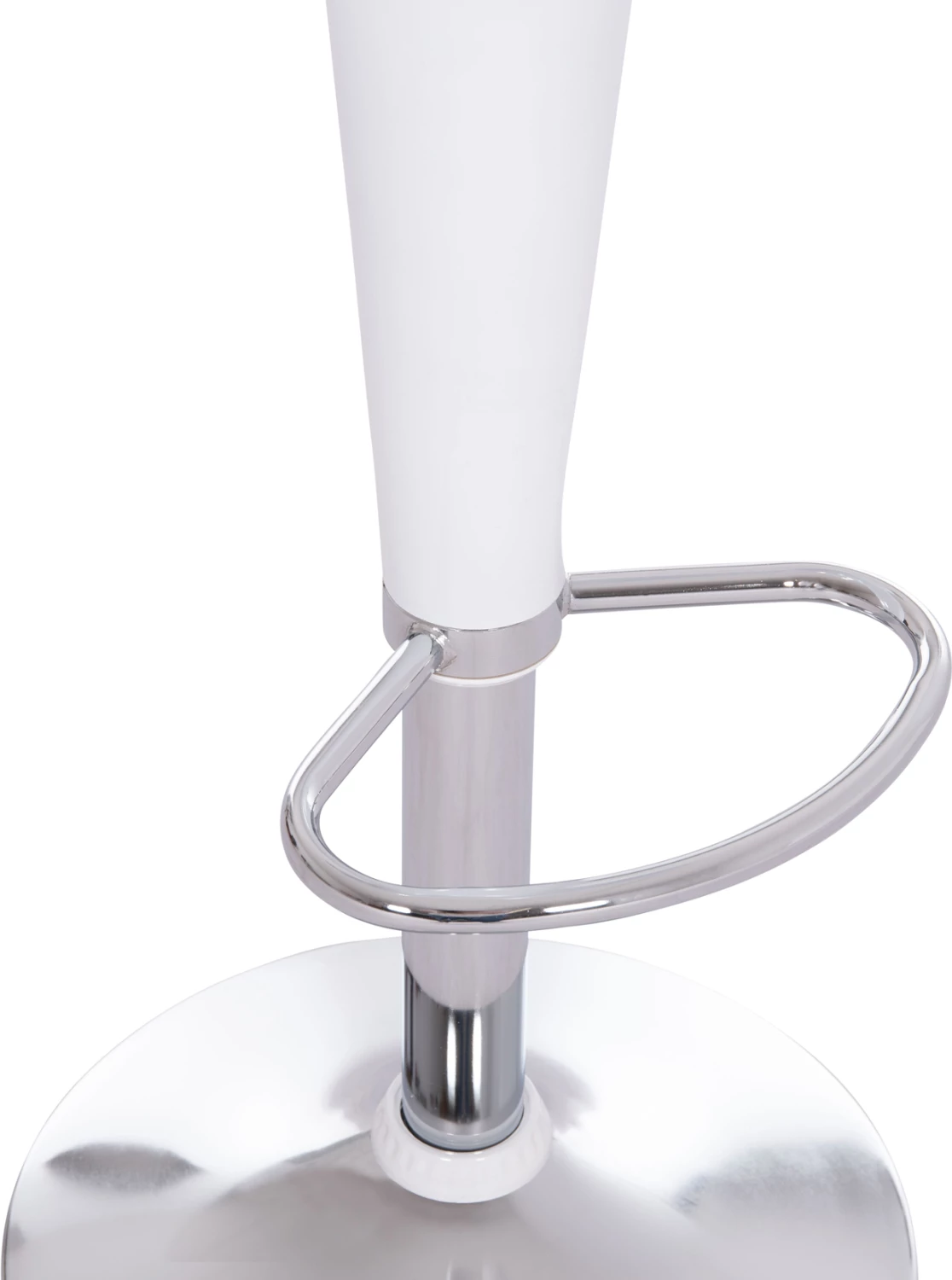 Karrige për bar rrotulluese DAISY, ABS e bardhë, 44x38x85cm, set prej 2 copësh