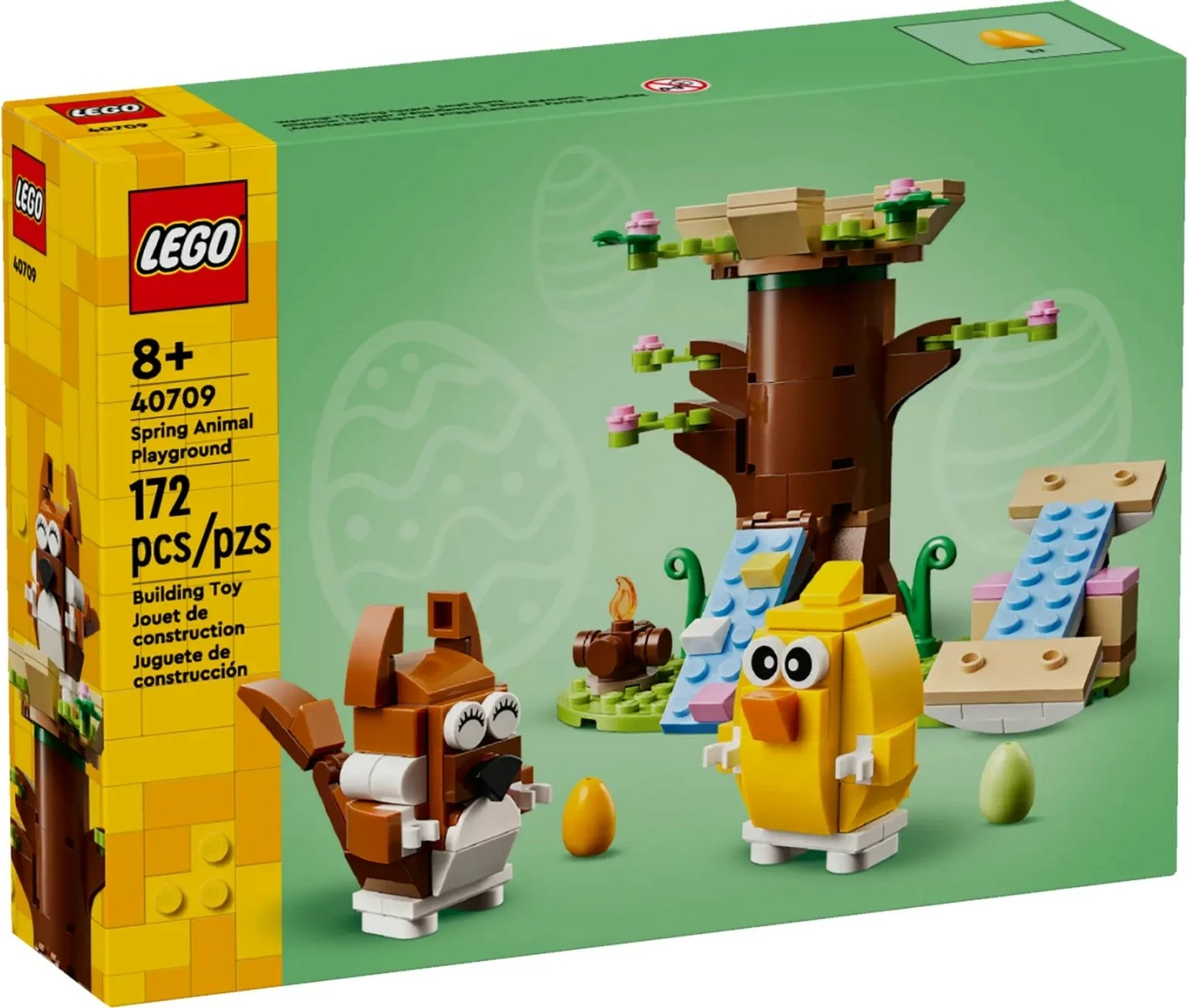 Set LEGO Spring Playground for Animals 40709, 172 pjesë, plastikë, shumëngjyrëshe